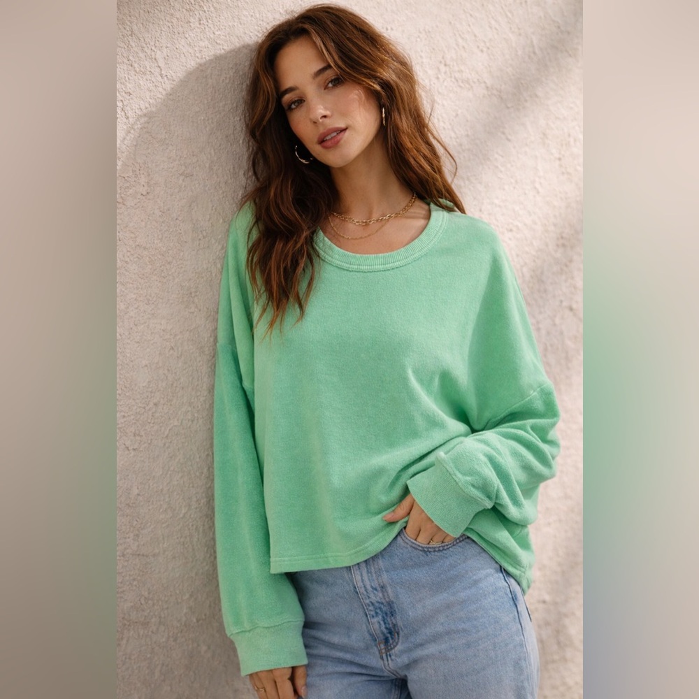 Aerie Light Green Knit sweatshirt
